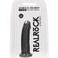 Silicone Dual Density Dildo Without Balls 6 Inch Flesh