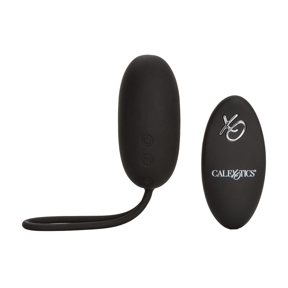 Silicone Remote Rechargeable Egg Black